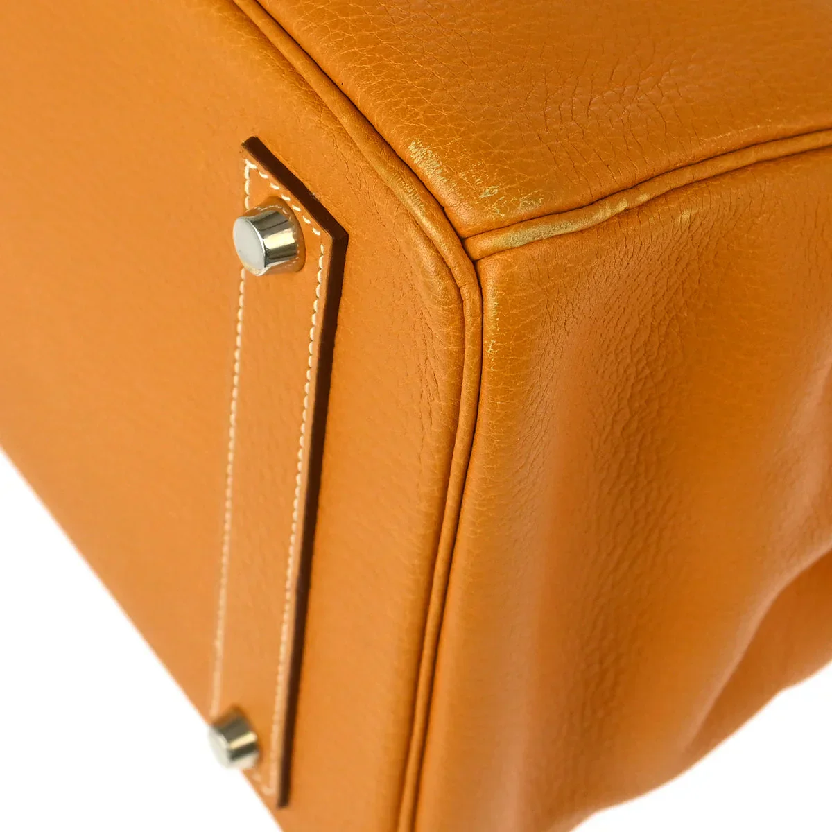 Hermes 2000 Natural Fjord Birkin 45 Handbag - Image 3
