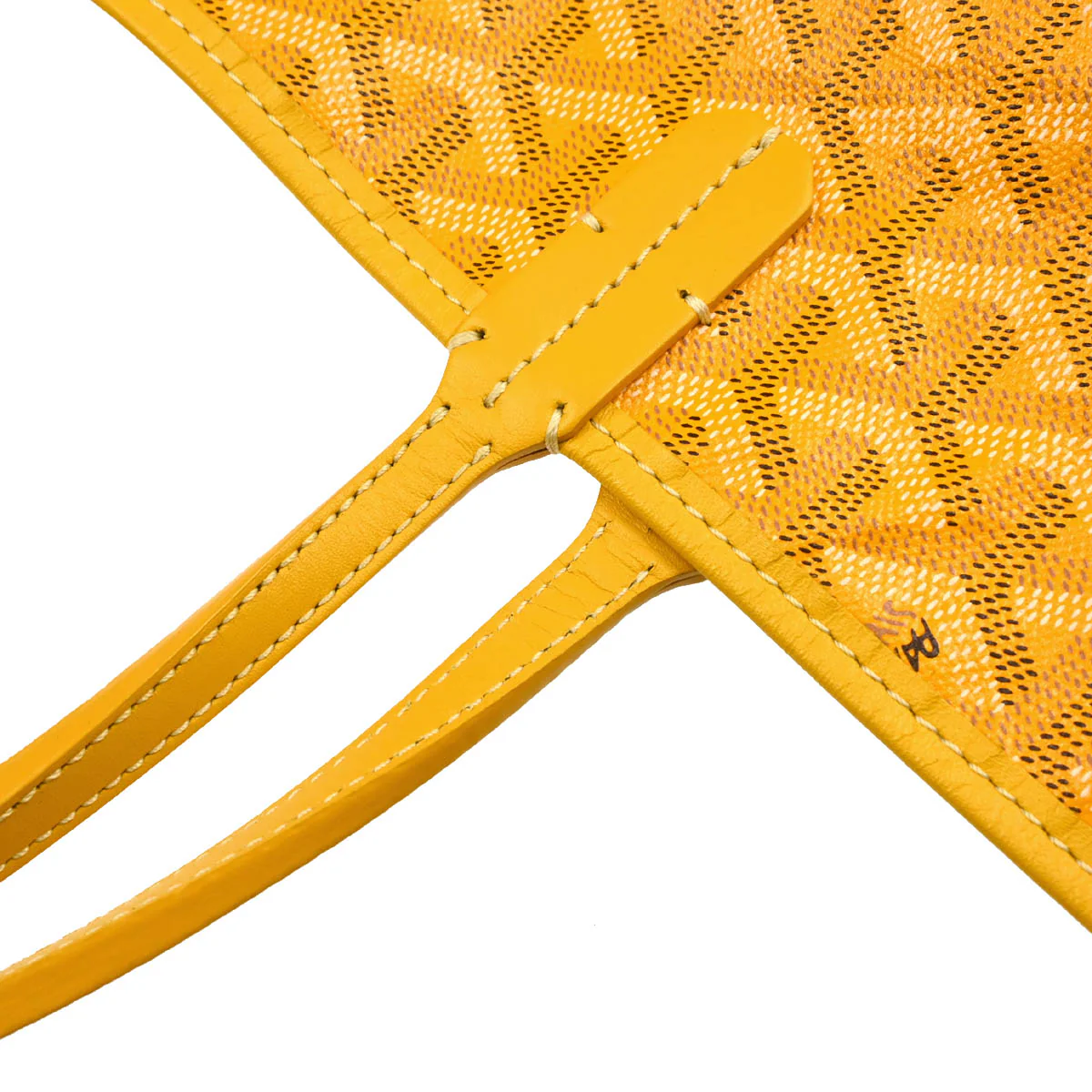Goyard 2014 Yellow Saint Louis PM Tote Handbag - Image 6