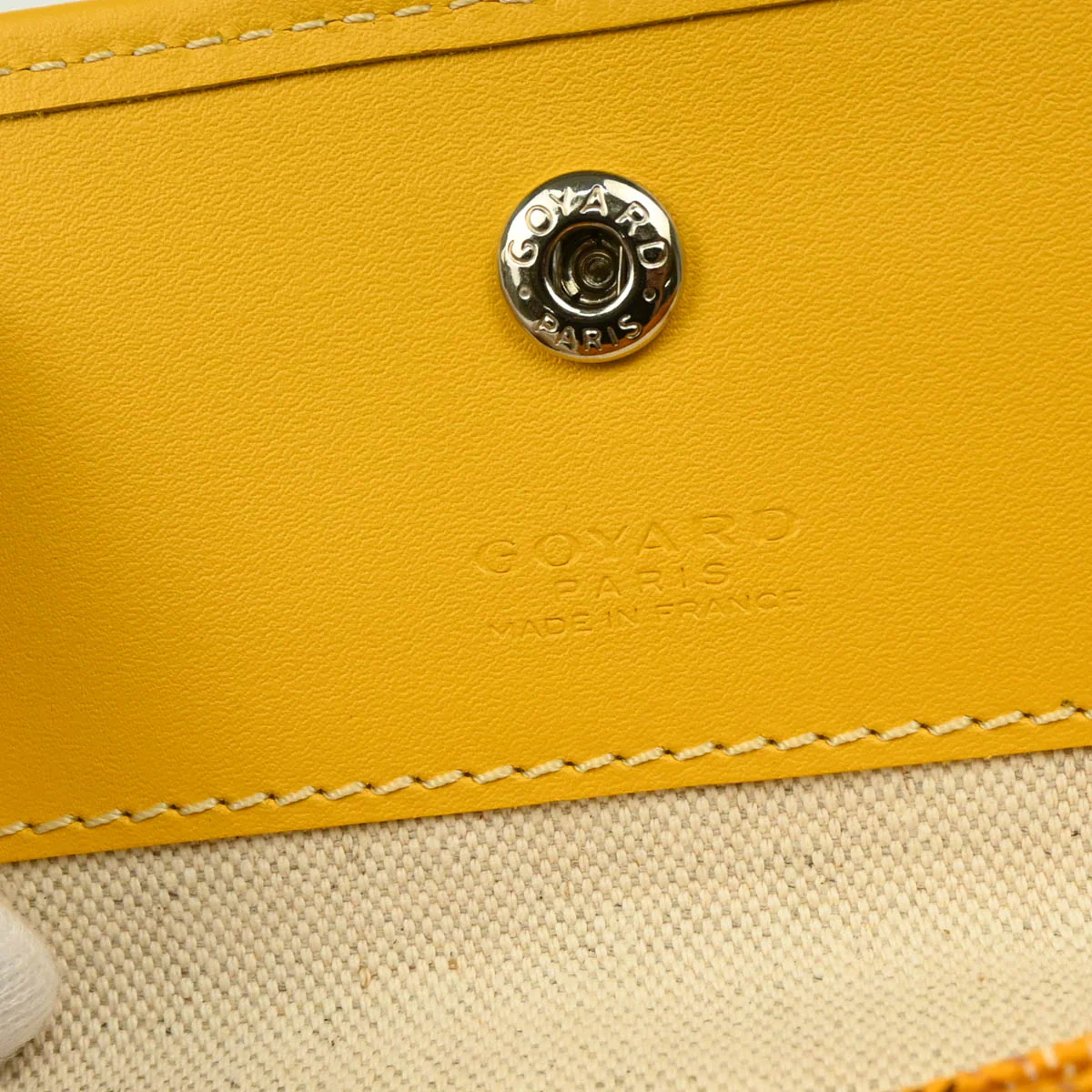 Goyard 2014 Yellow Saint Louis PM Tote Handbag - Image 9
