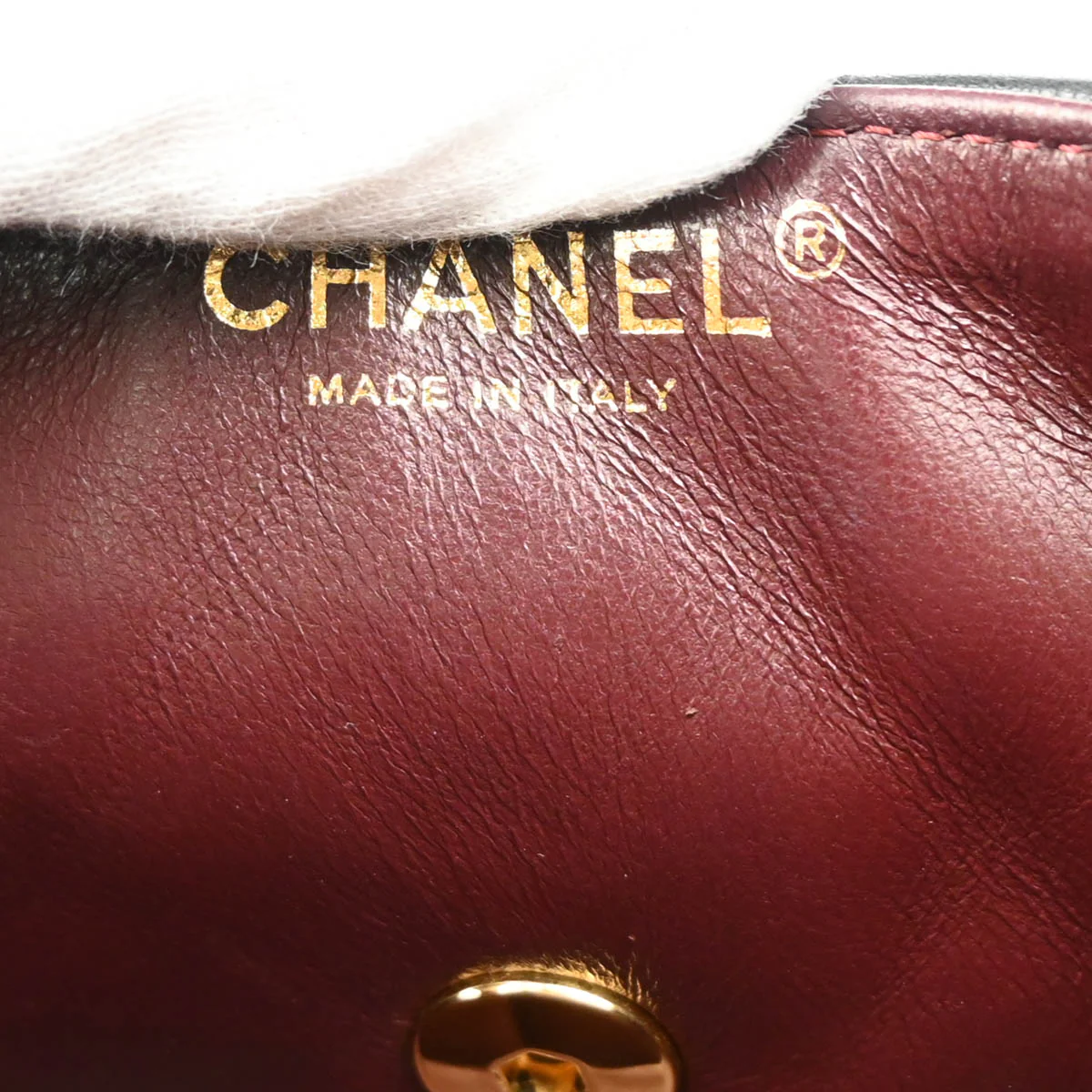 Chanel 2010-2011 Black Lambskin East West Shoulder Bag - Image 10