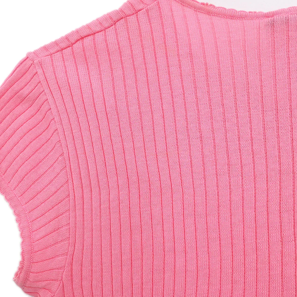 Chanel 2004 Short Sleeve Top Pink #42 - Image 4