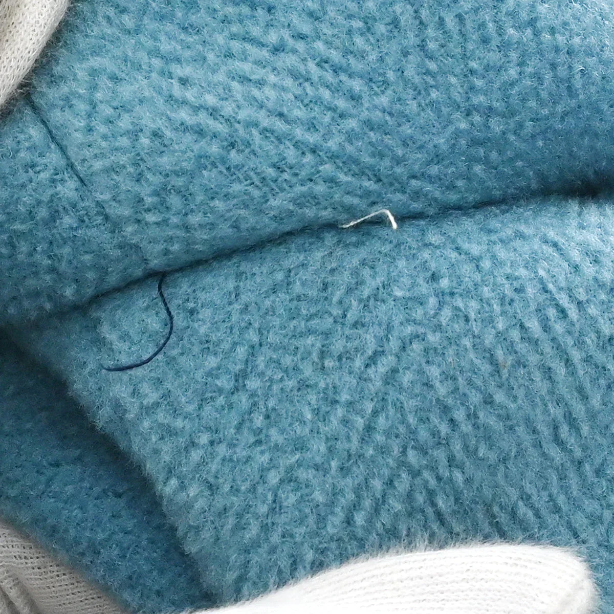 Hermes Double Breasted Coat Light Blue #36 - Image 12