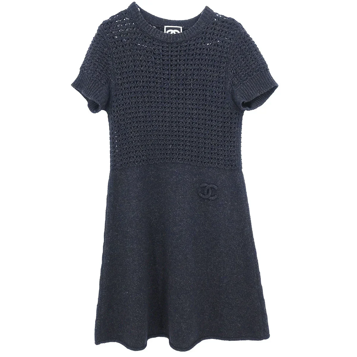 Chanel 2009 Sport Line Dress Dark Gray #38
