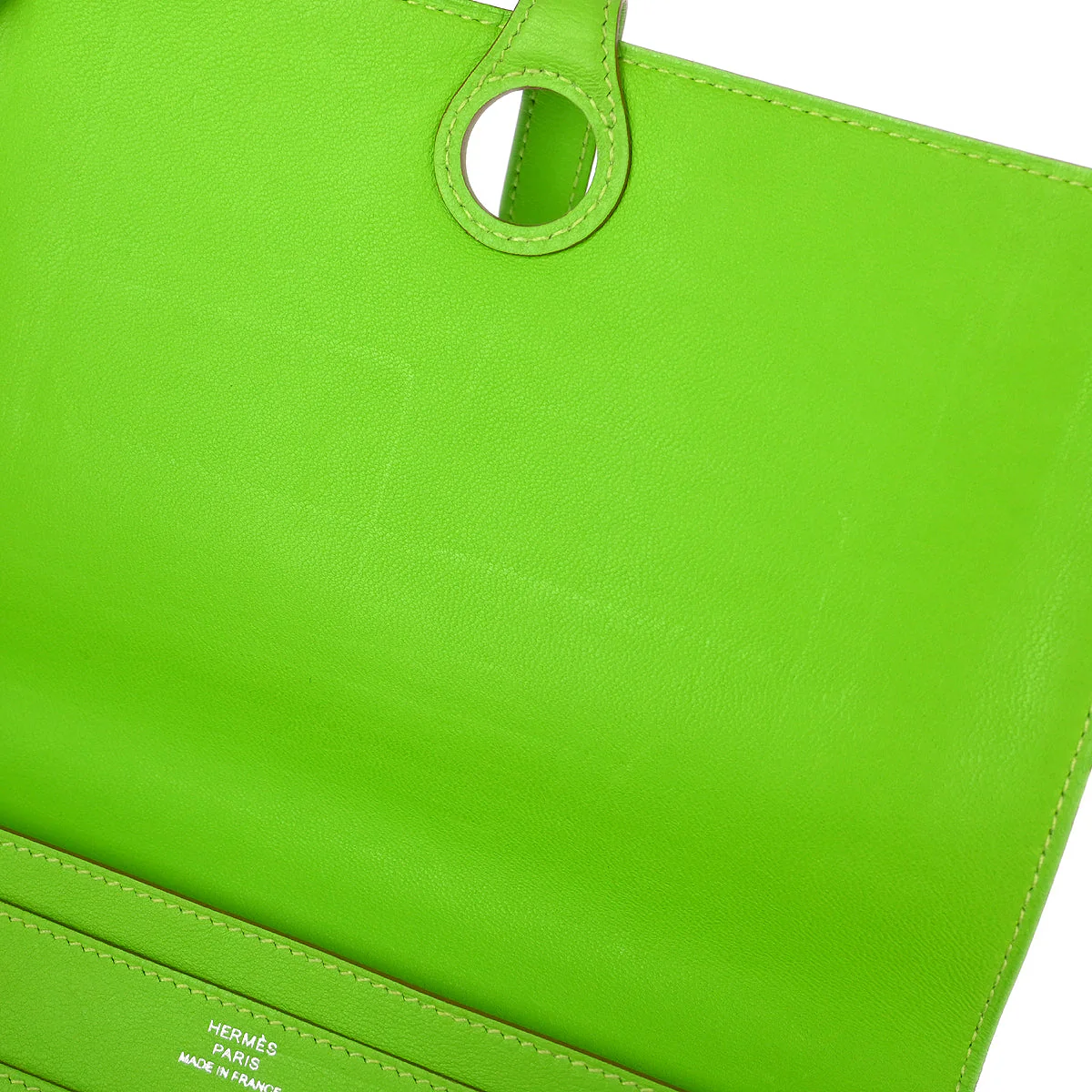 Hermes 2012 Apple Green Swift Dogon GM Wallet - Image 6