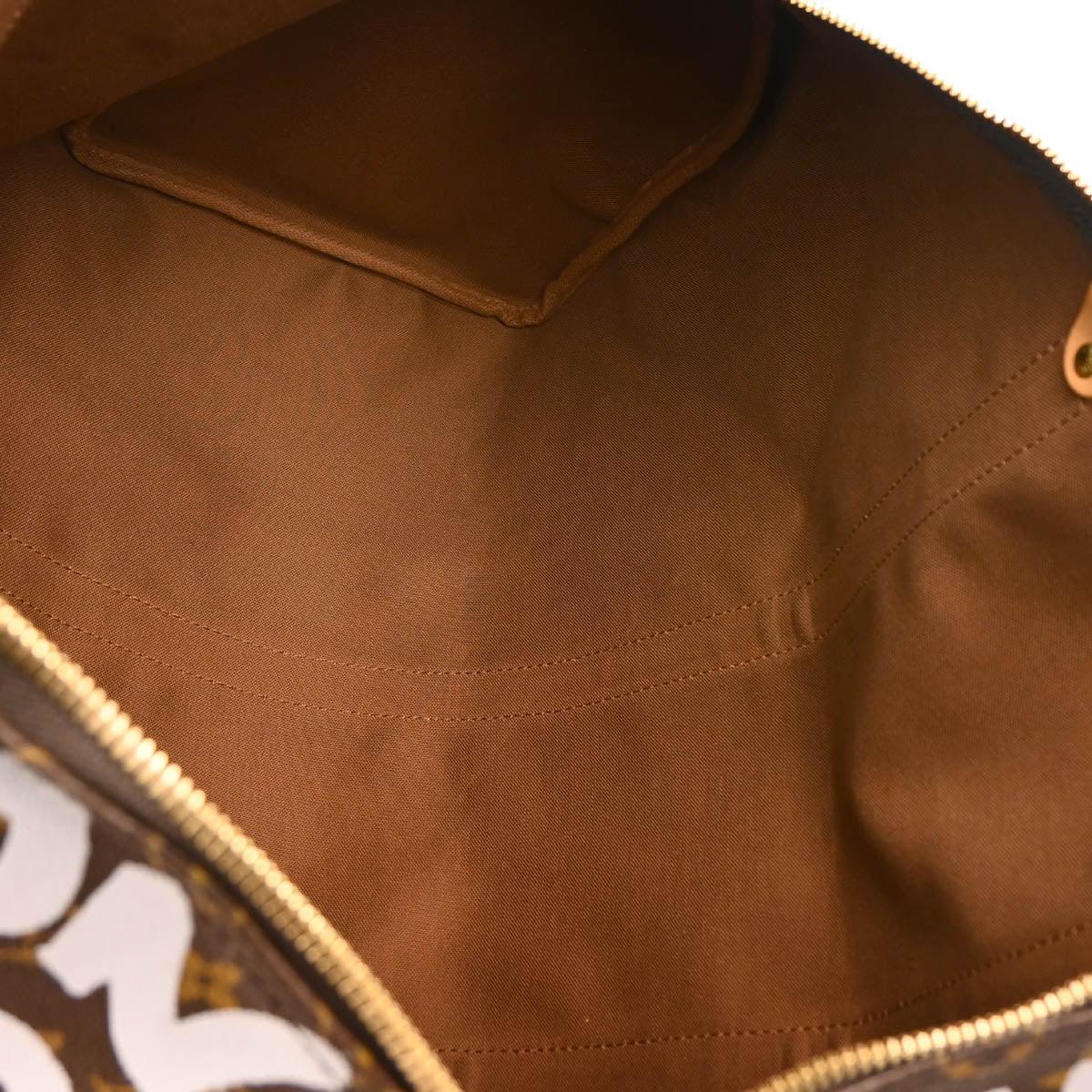 Louis Vuitton 2001 White Monogram Graffiti Keepall 50 Duffle Bag M92197 - Image 10