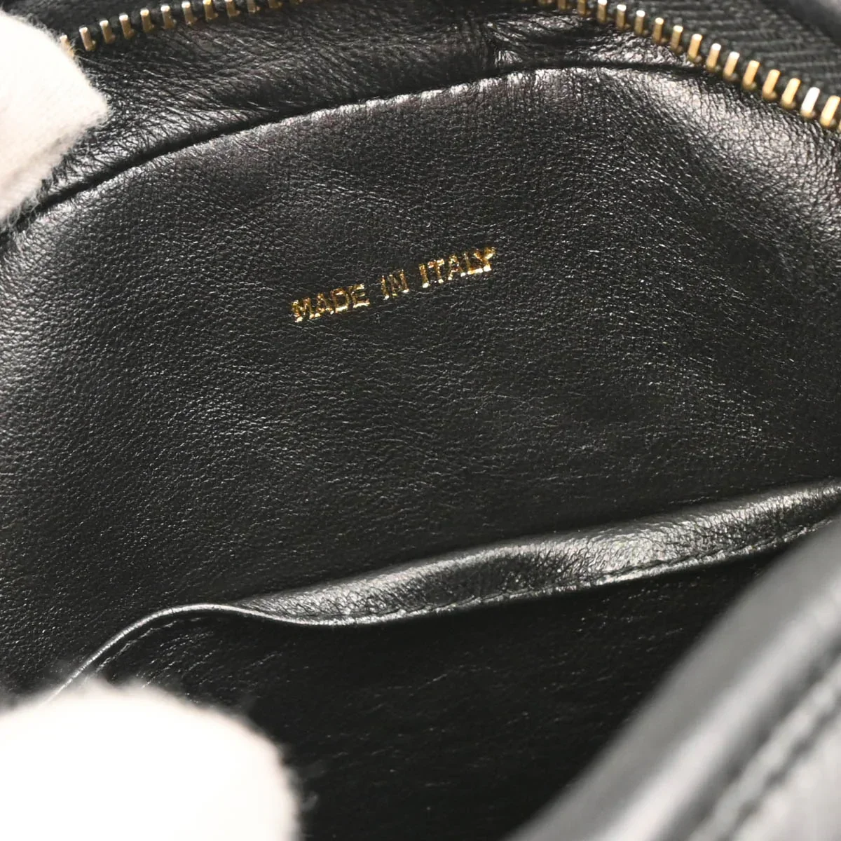 Chanel 1991-1994 Black Lambskin Camera Bag Mini - Image 9