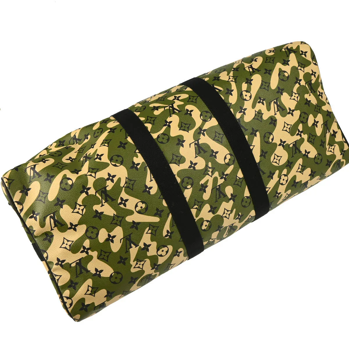 Louis Vuitton 2008 Monogramouflage Keepall Bandouliere 55 Duffel Bag M95774 - Image 5