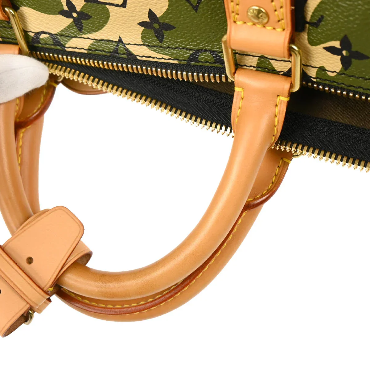 Louis Vuitton 2008 Monogramouflage Keepall Bandouliere 55 Duffel Bag M95774 - Image 7