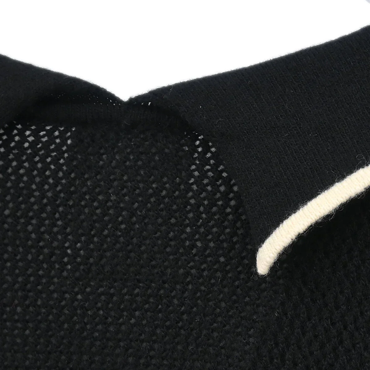 Chanel 2001 Short Sleeve Top Black #42 - Image 4