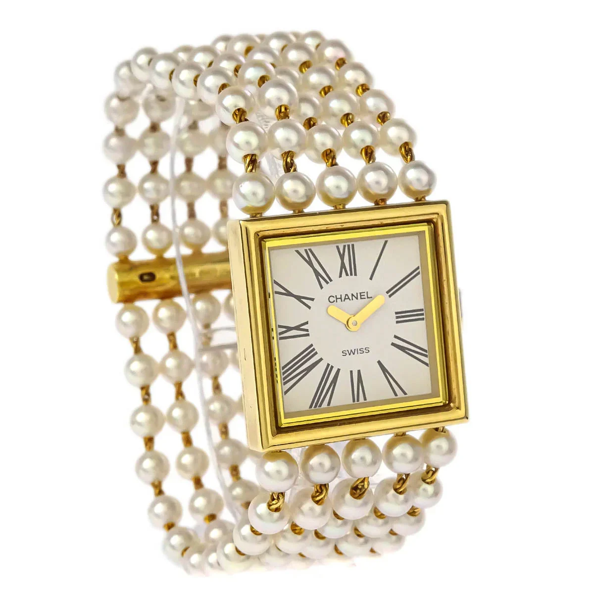 Chanel Mademoiselle Watch Pearl 18KYG #M - Image 2