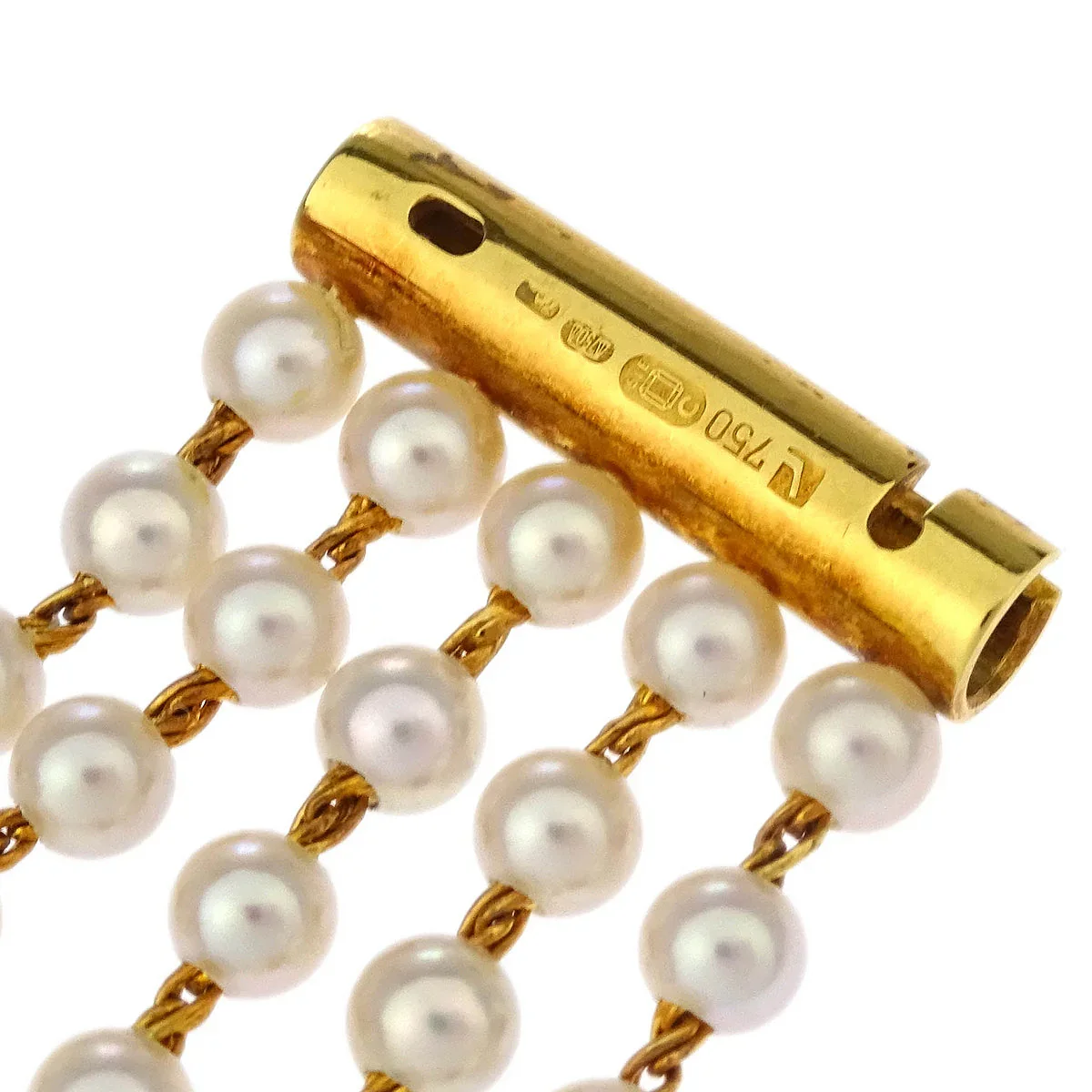 Chanel Mademoiselle Watch Pearl 18KYG #M - Image 4