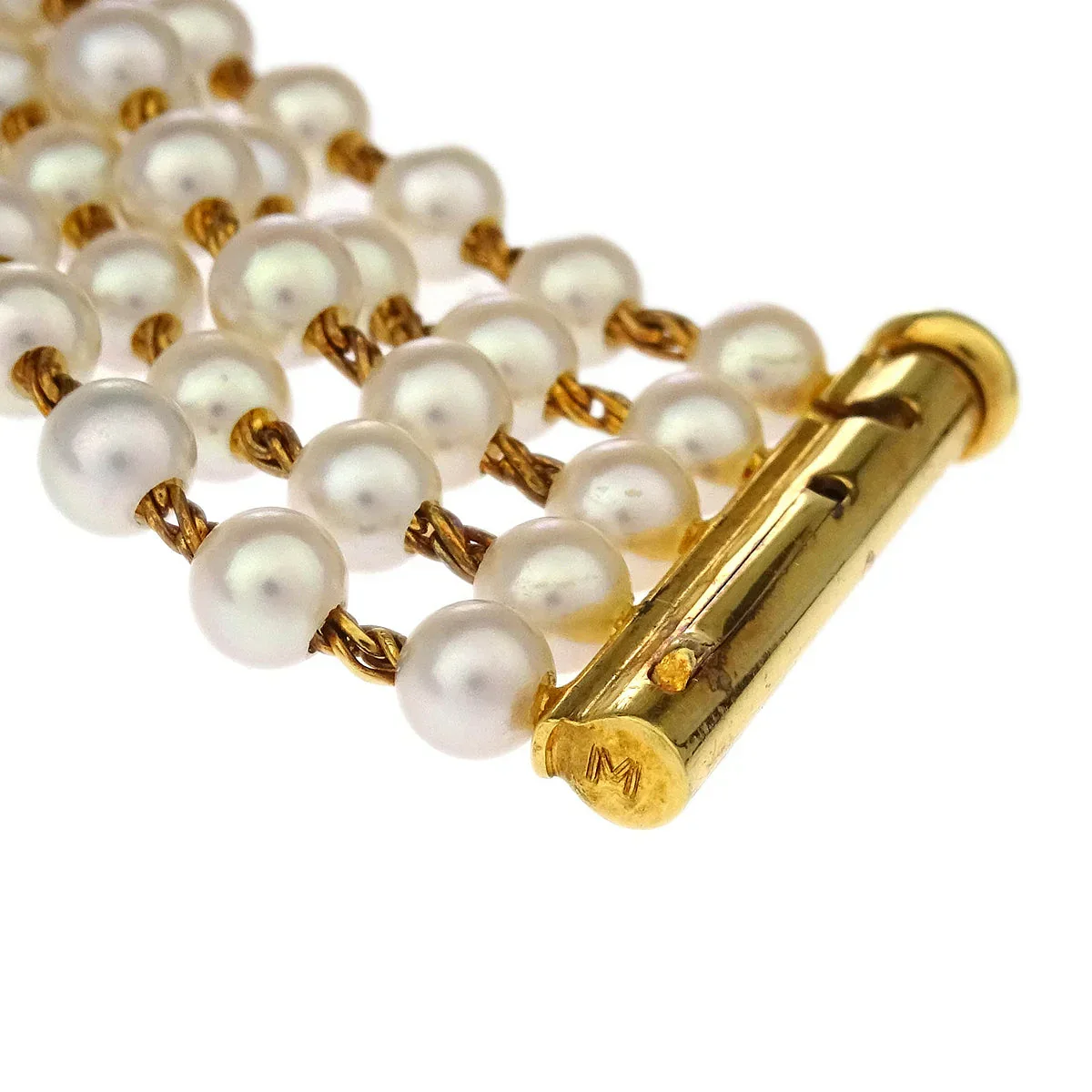 Chanel Mademoiselle Watch Pearl 18KYG #M - Image 5