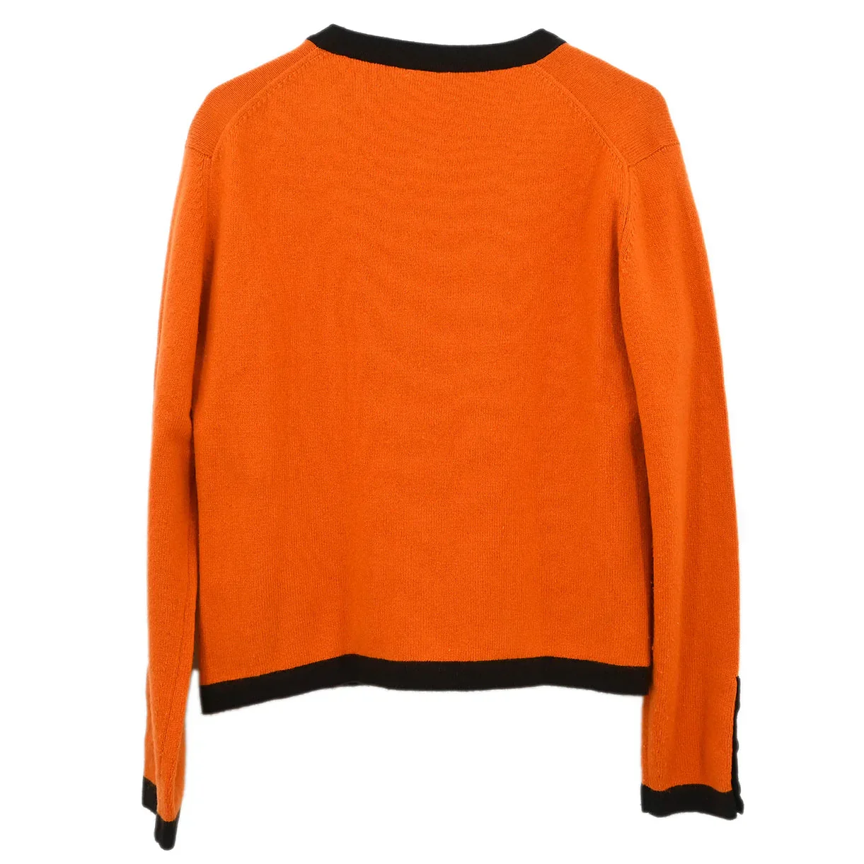 Chanel 1996 Set Cardigan Short Sleeve Top Orange #40 - Image 2