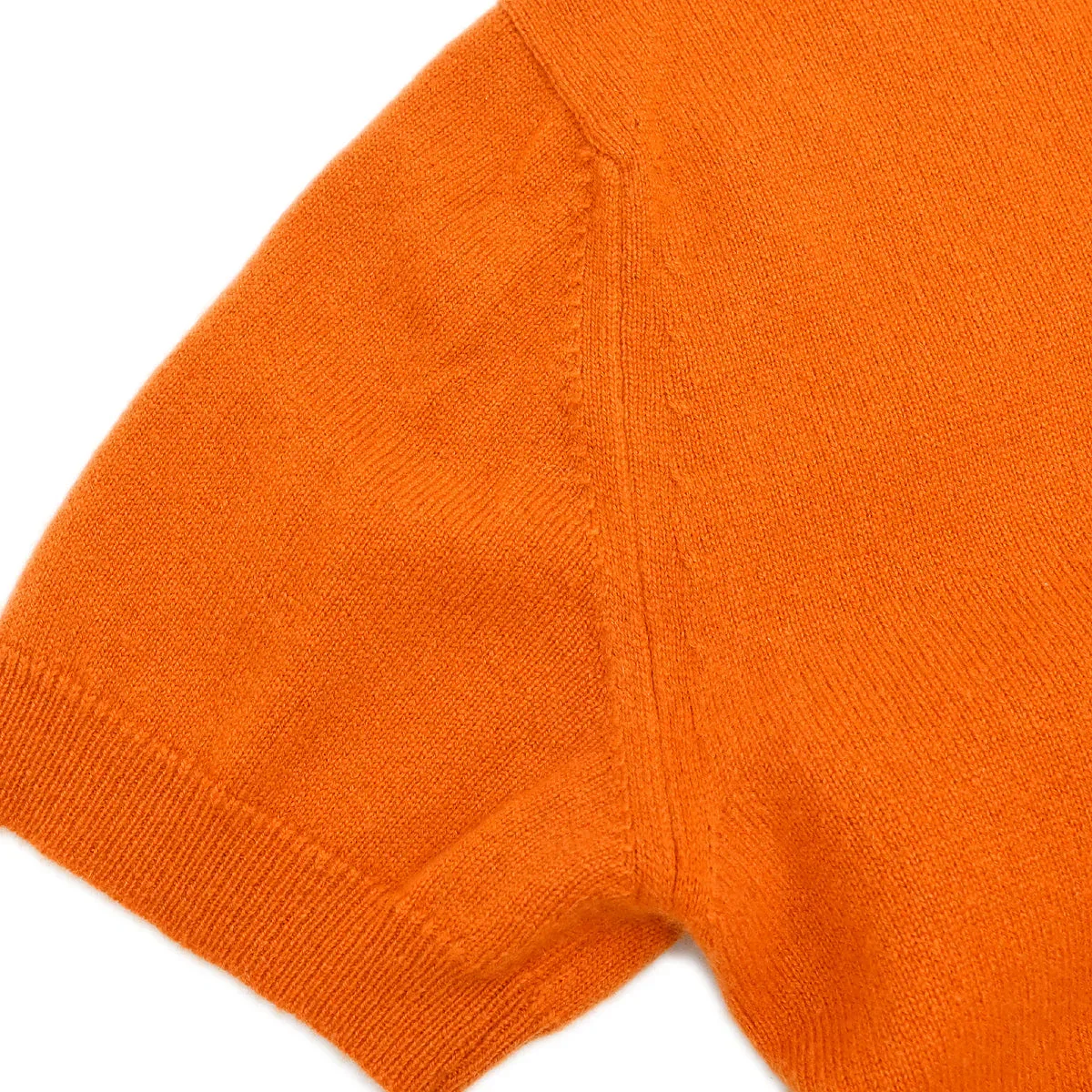 Chanel 1996 Set Cardigan Short Sleeve Top Orange #40 - Image 5