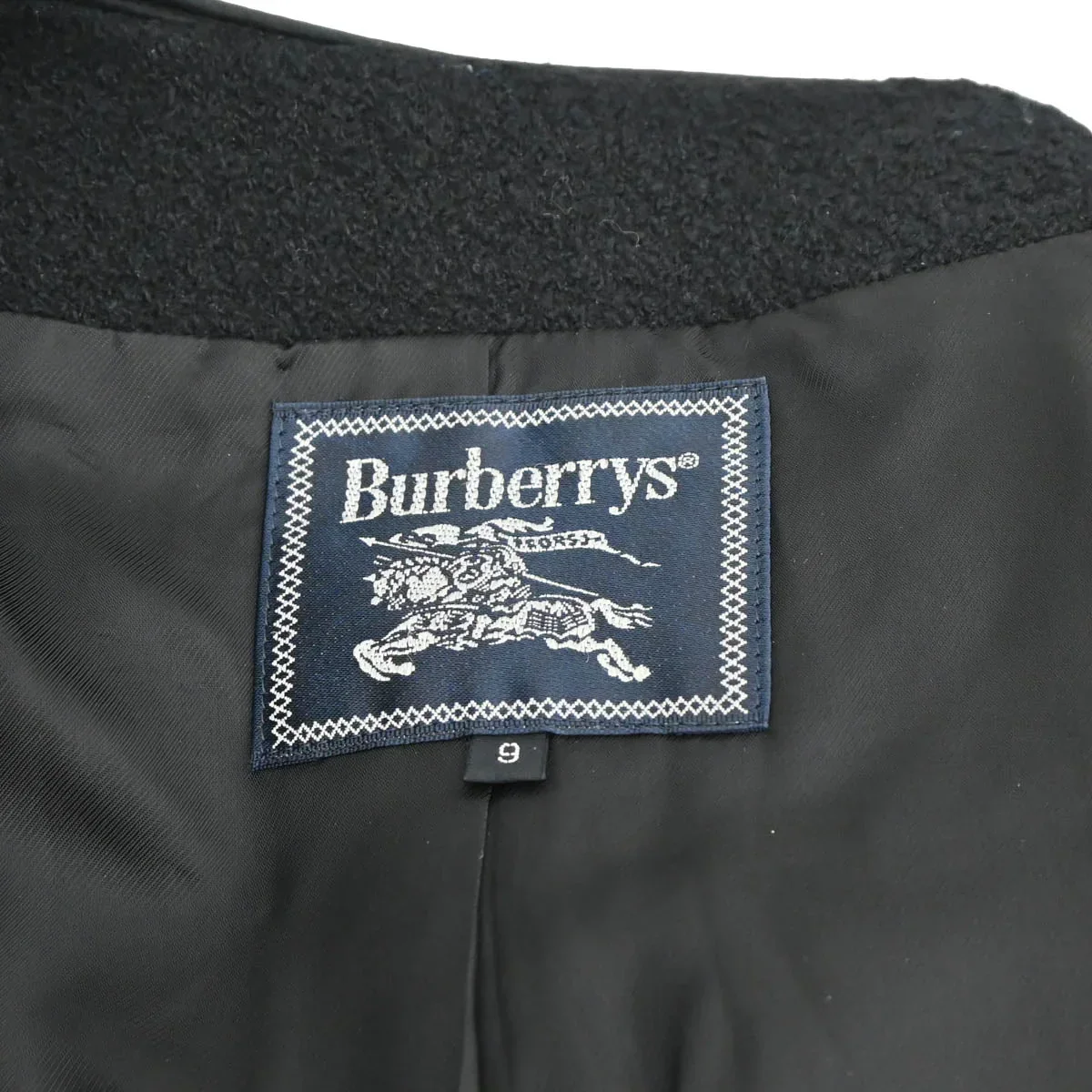 Burberrys Setup Suit Jacket Skirt Black #36-38 - Image 8