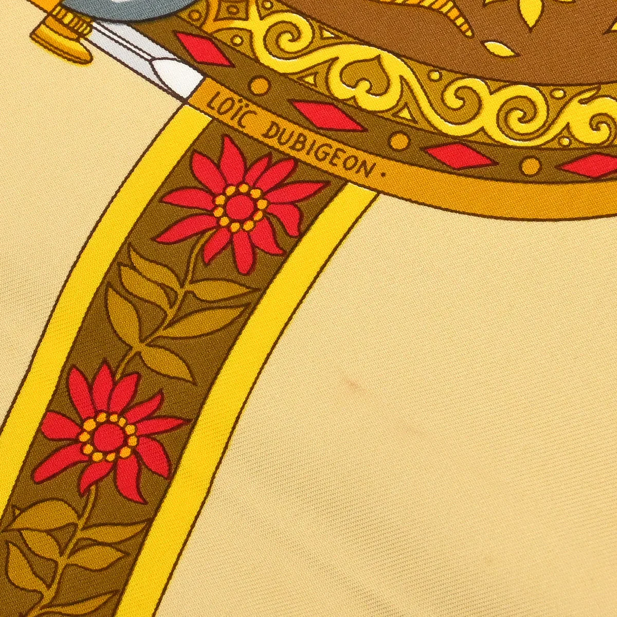 Hermes Scarf Carre 90 Salzburg Beige Small Good - Image 2