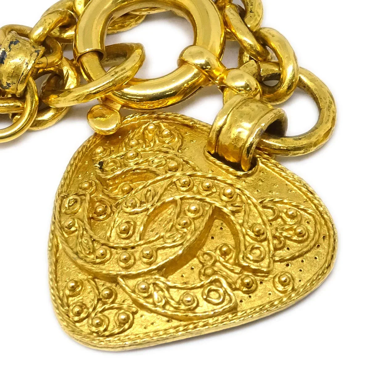 Chanel Chain Pendant Necklace Gold 94A - Image 2