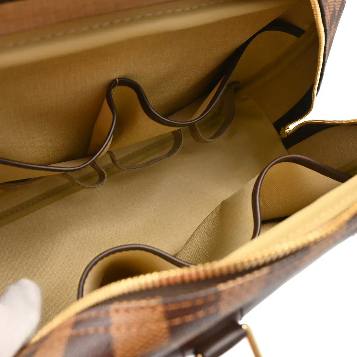 Louis Vuitton 2004 Damier Deauville Bowling Vanity Handbag N47272 - Image 8