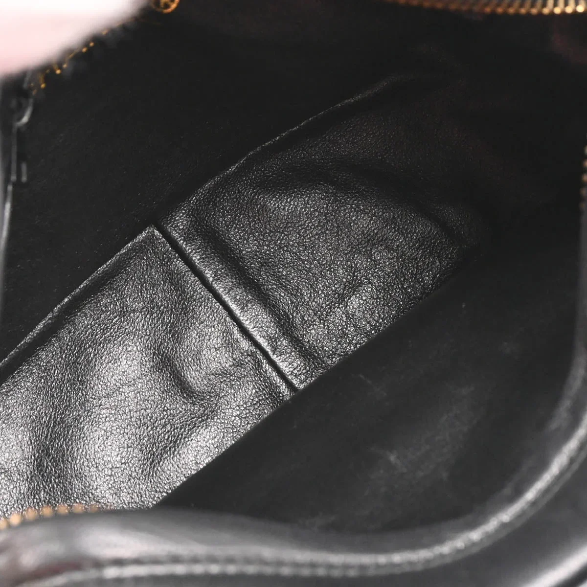 Chanel 1991-1994 Black Lambskin Camera Bag Mini - Image 9