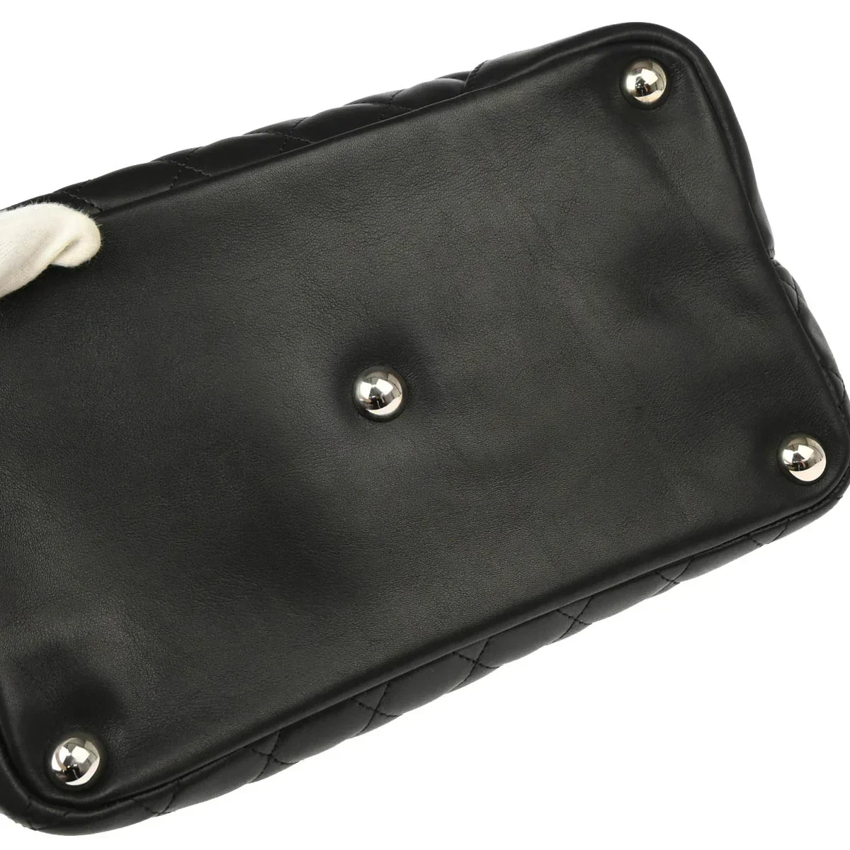 Chanel 2004-2005 Black Calfskin Cambon Ligne Tote Handbag - Image 6