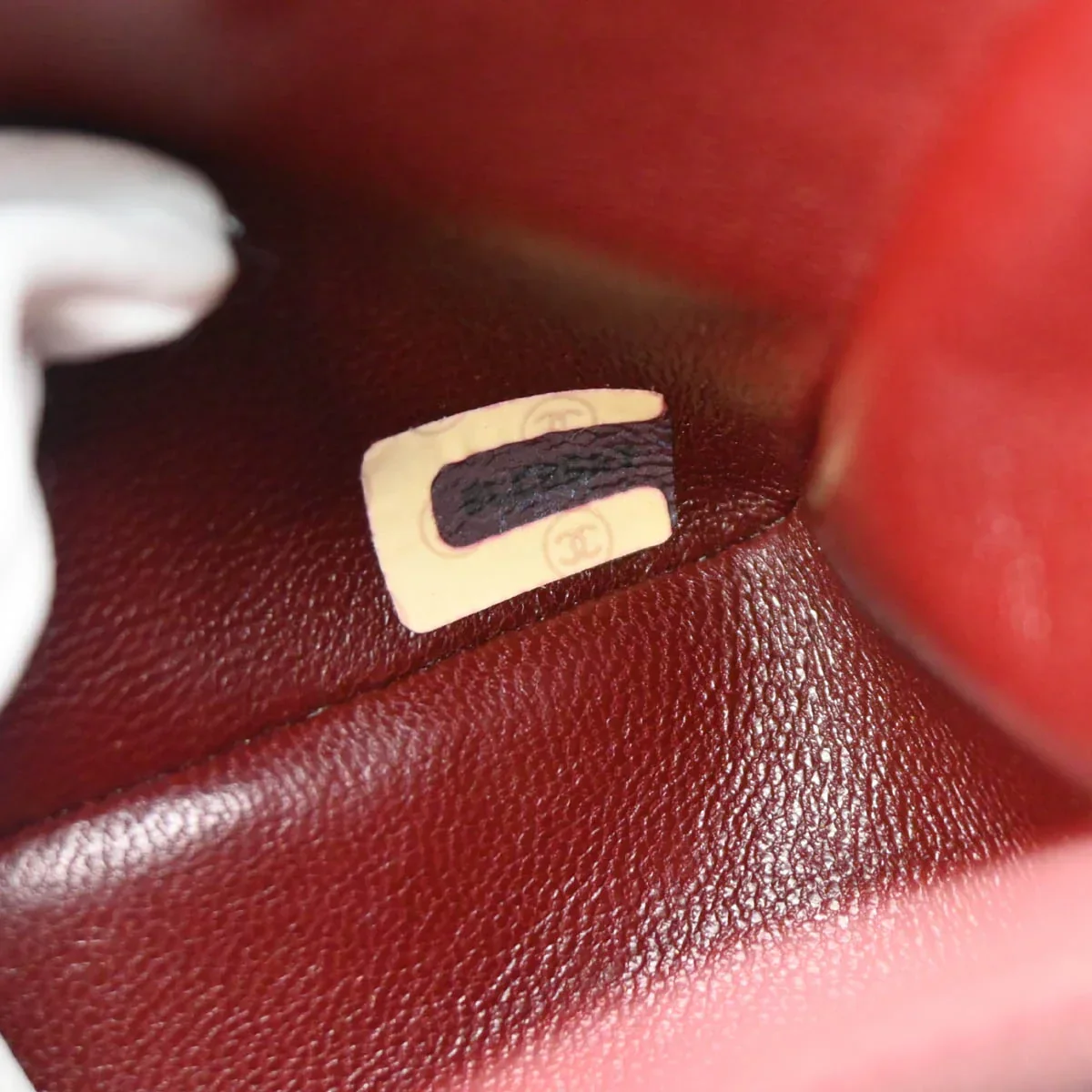 Chanel 1989-1991 Black Lambskin Classic Square Flap Shoulder Bag - Image 10