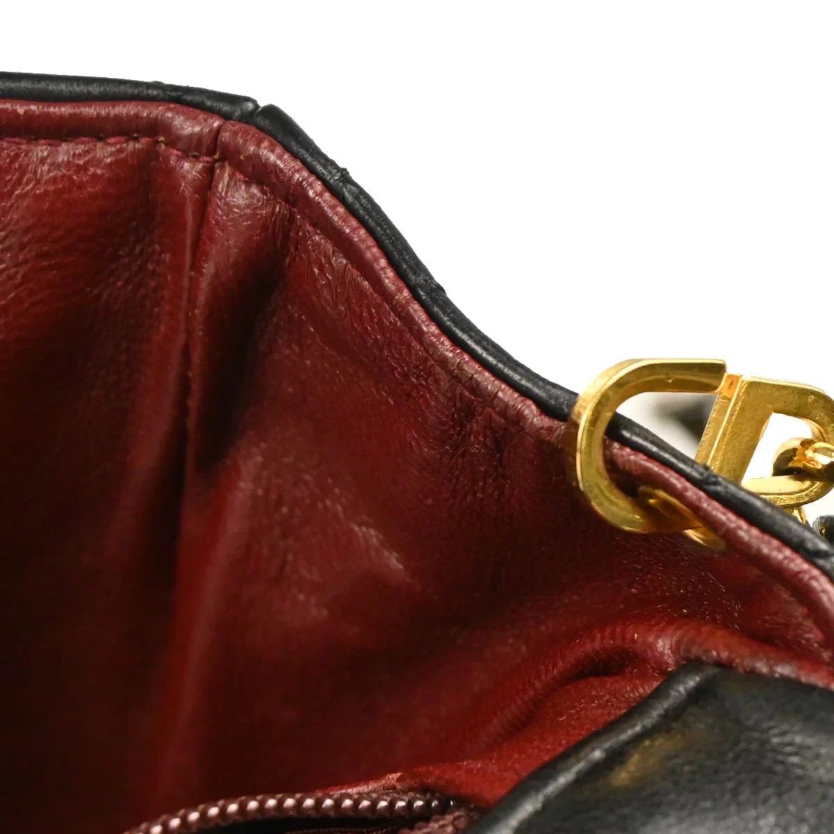 Chanel 1989-1991 Black Lambskin Classic Square Flap Shoulder Bag - Image 11