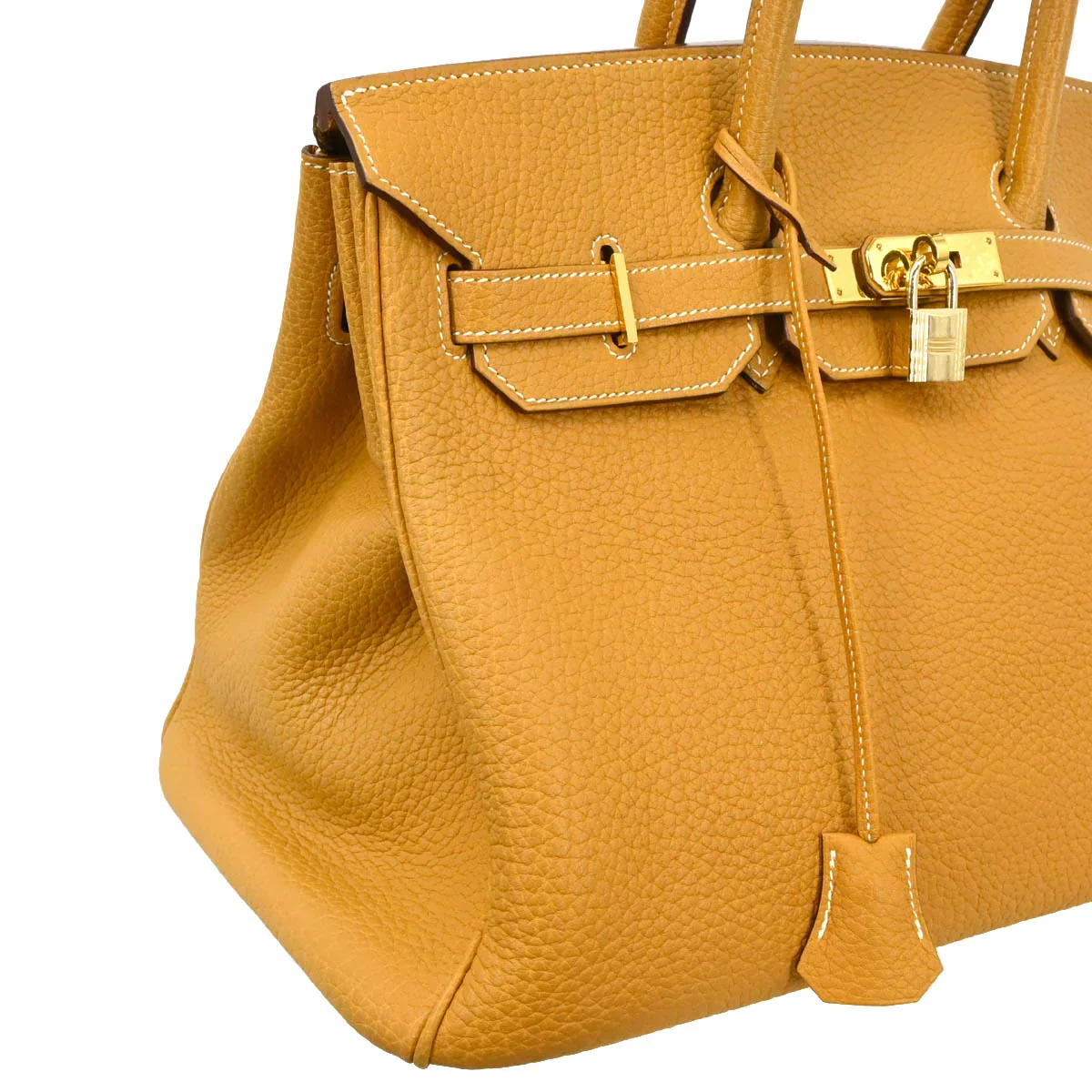 Hermes 2005 Natural Fjord Birkin 35 Handbag - Image 3