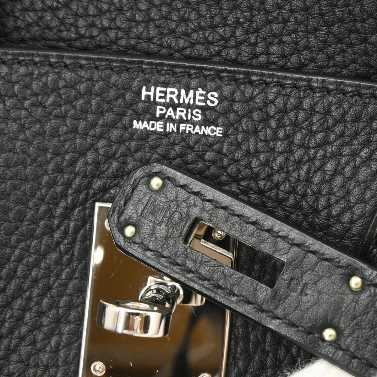 Hermes 2009 Black Togo Birkin 30 Handbag - Image 10