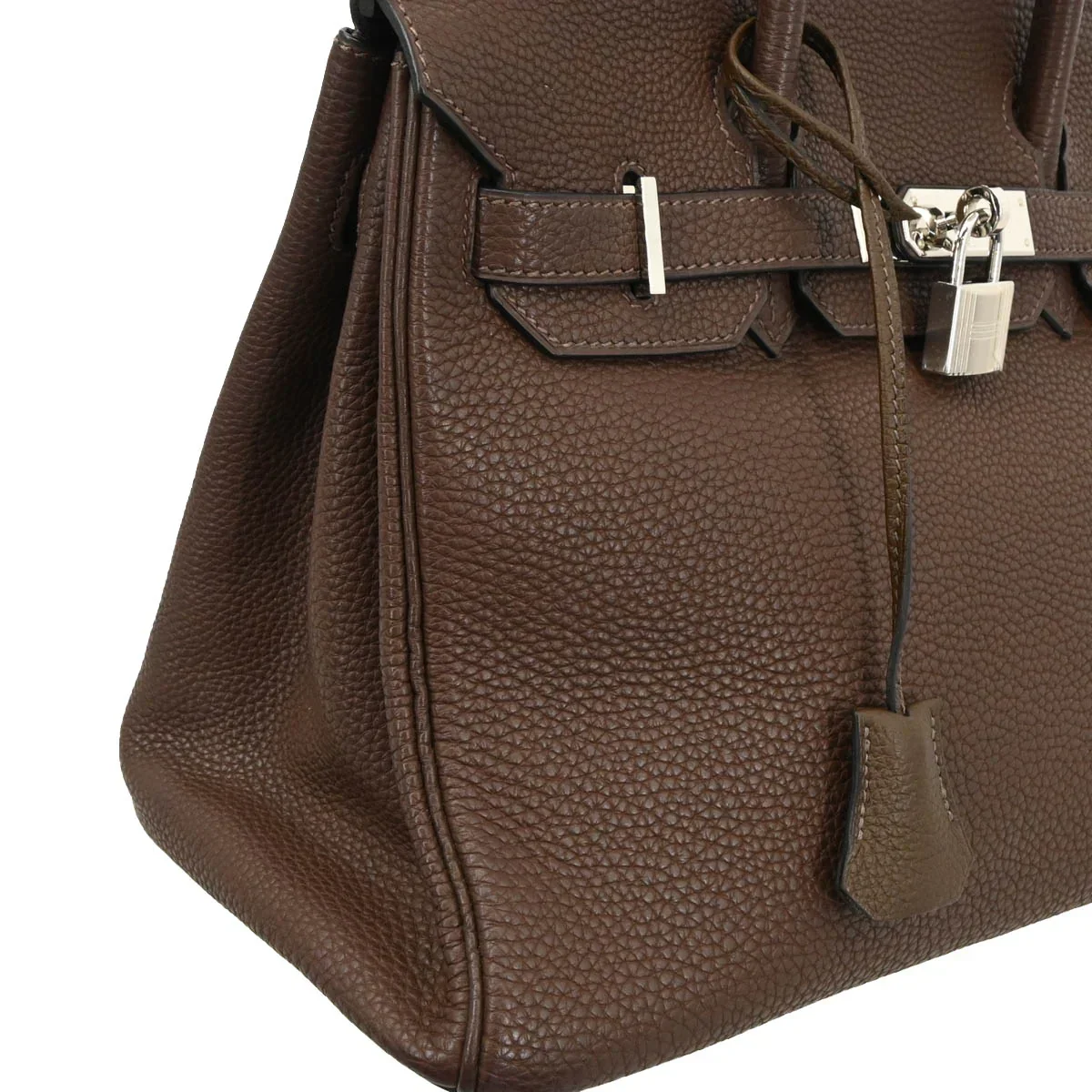 Hermes 2007 Chocolat Togo Birkin 30 Handbag - Image 3