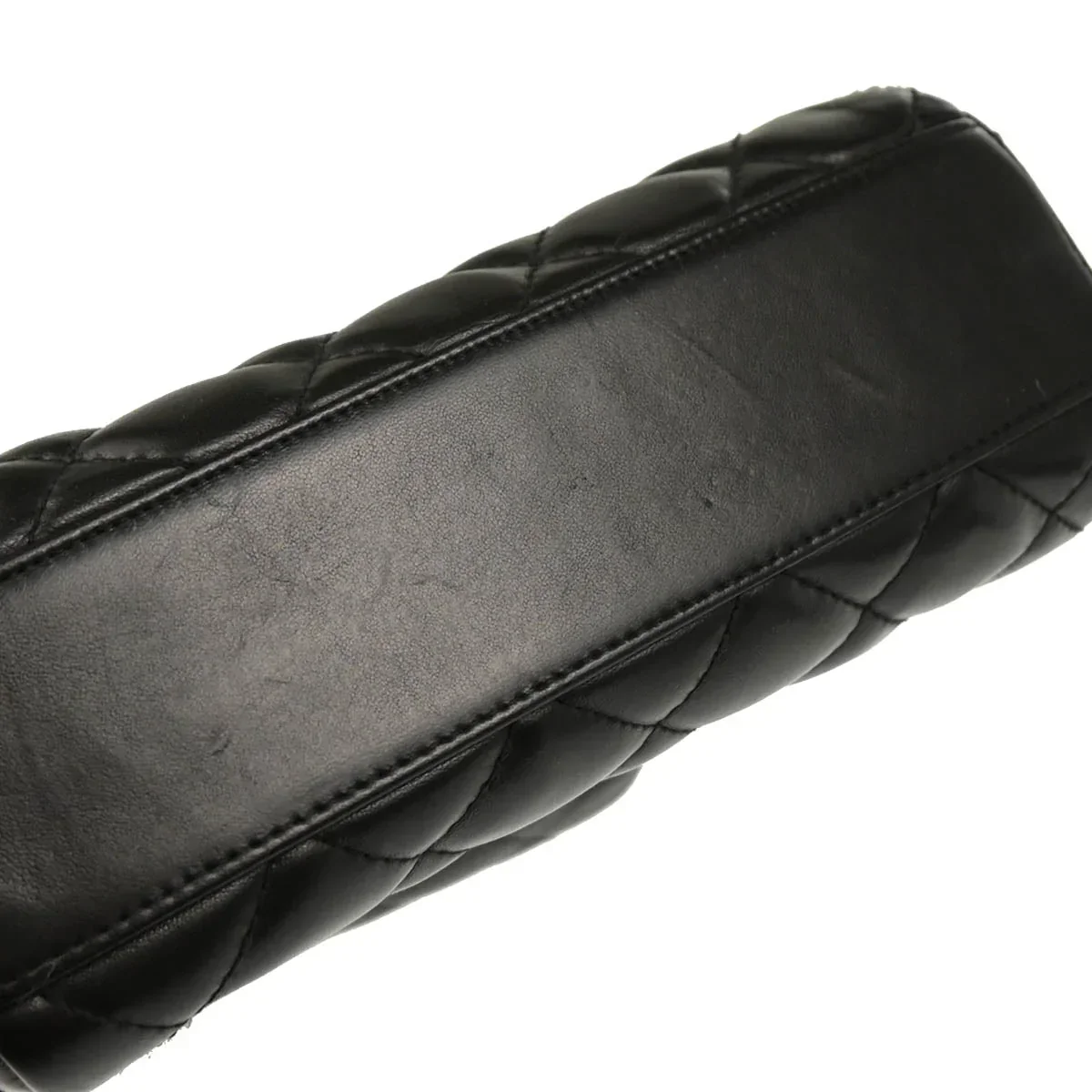 Chanel 1996-1997 Black Lambskin Handbag - Image 5