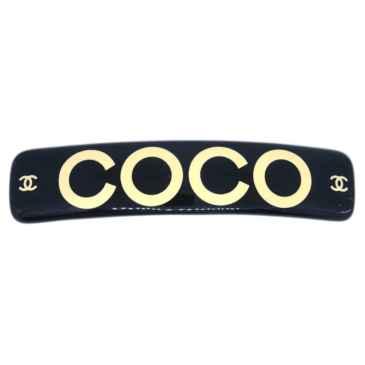 Chanel Barrette Hair Accessories Black 01P