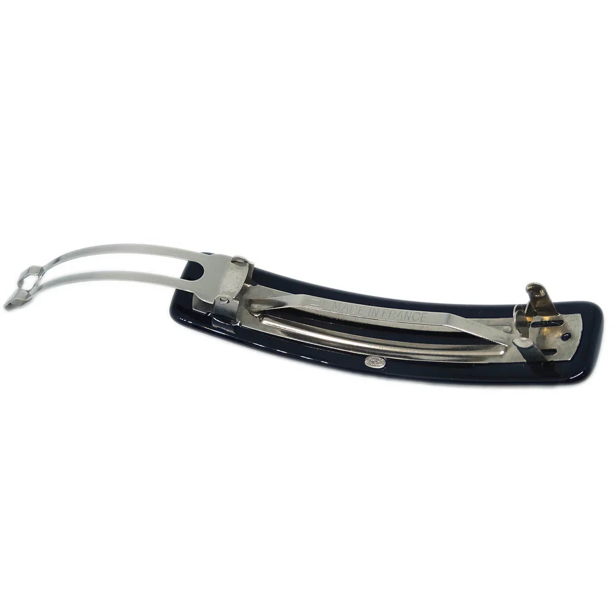 Chanel Barrette Hair Accessories Black 01P - Image 3