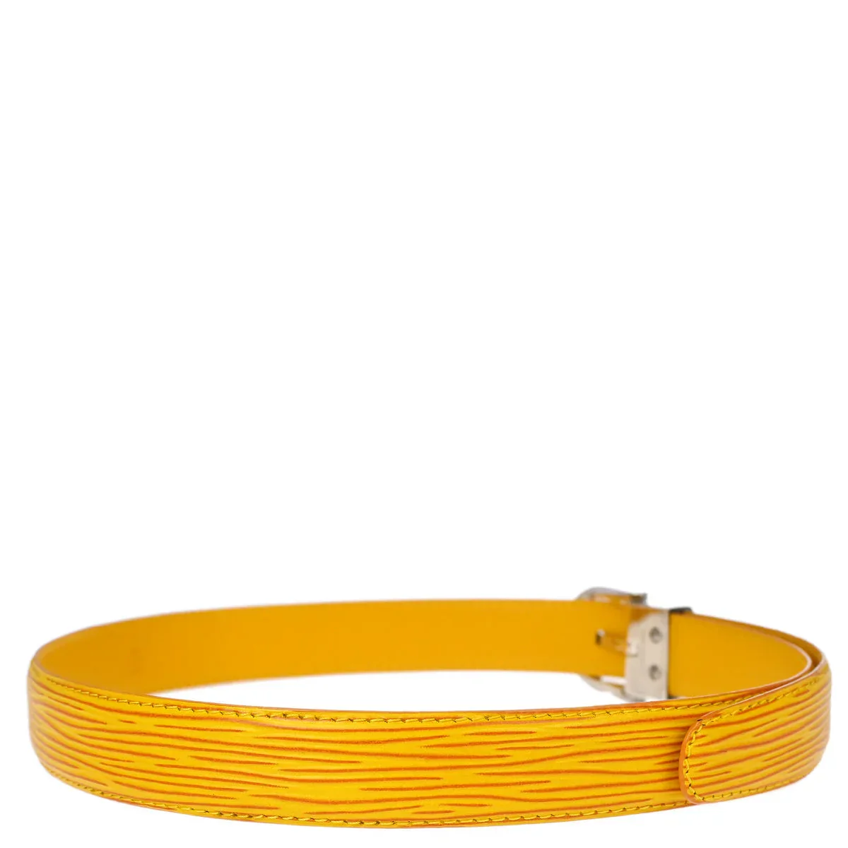 Louis Vuitton 1994 Yellow Epi Ceinture Belt R10051V #85/34 - Image 2
