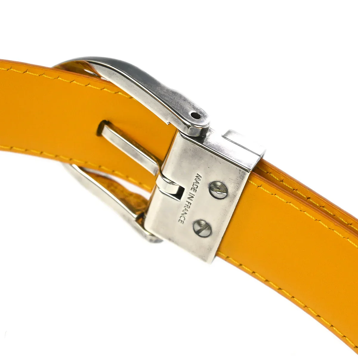 Louis Vuitton 1994 Yellow Epi Ceinture Belt R10051V #85/34 - Image 5