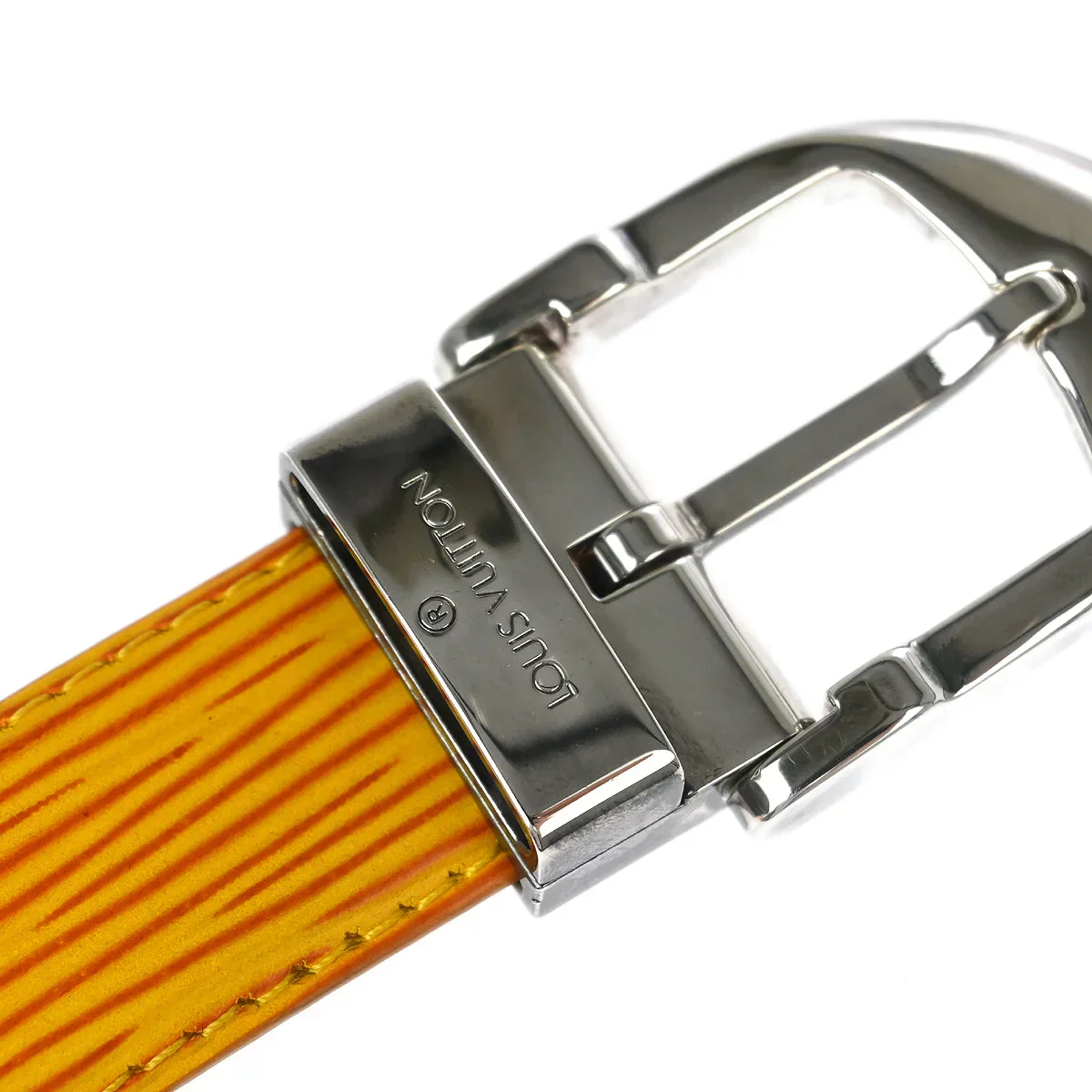 Louis Vuitton 1994 Yellow Epi Ceinture Belt R10051V #85/34 - Image 7