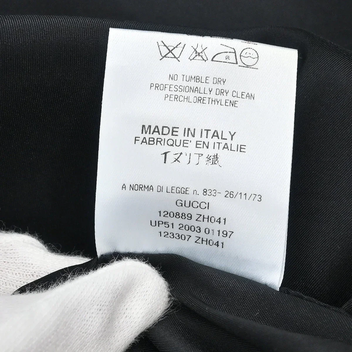 Gucci 2003 Zip Up Jacket Black - Image 10