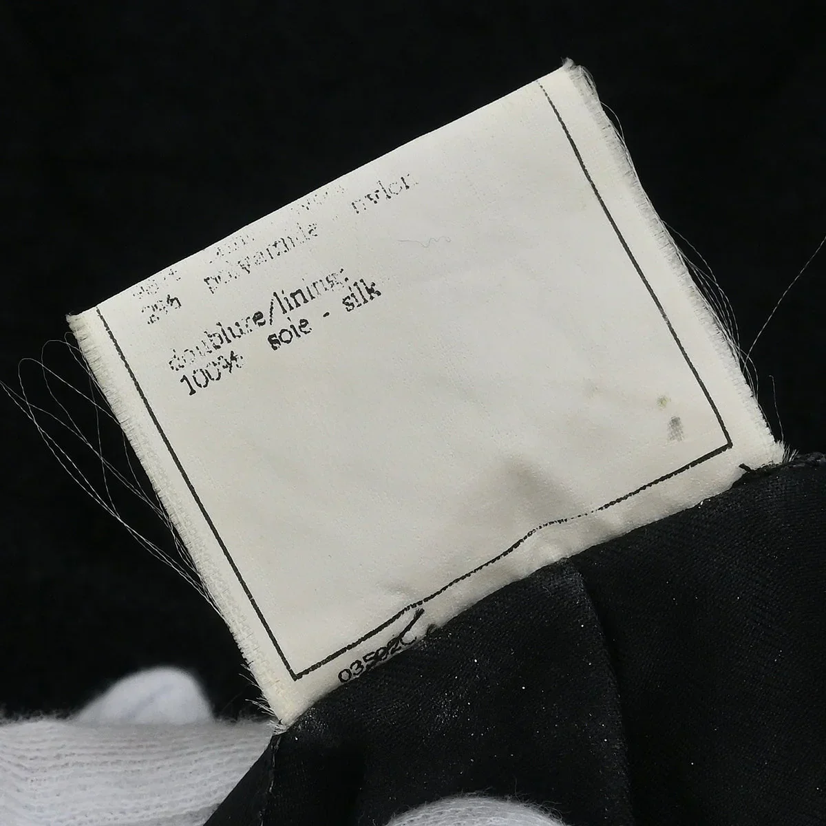 Chanel 1995 Single Breasted Jacket Black #38 - Image 10