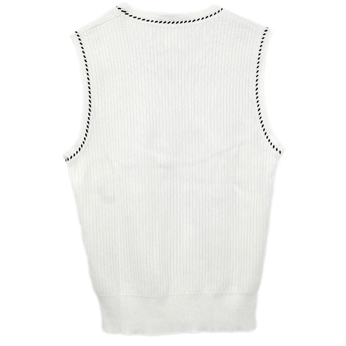Chanel Sleeveless Top White #40 - Image 2