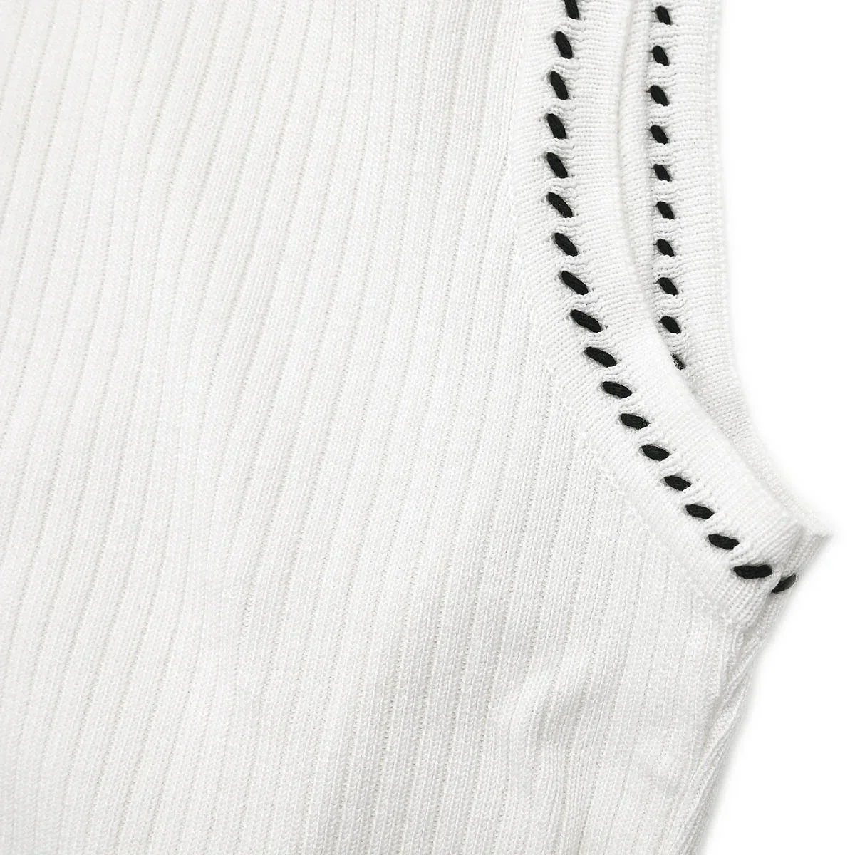 Chanel Sleeveless Top White #40 - Image 6