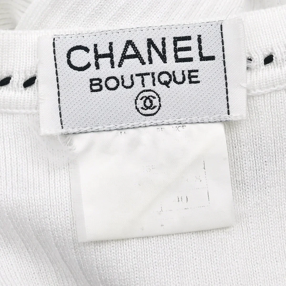 Chanel Sleeveless Top White #40 - Image 9