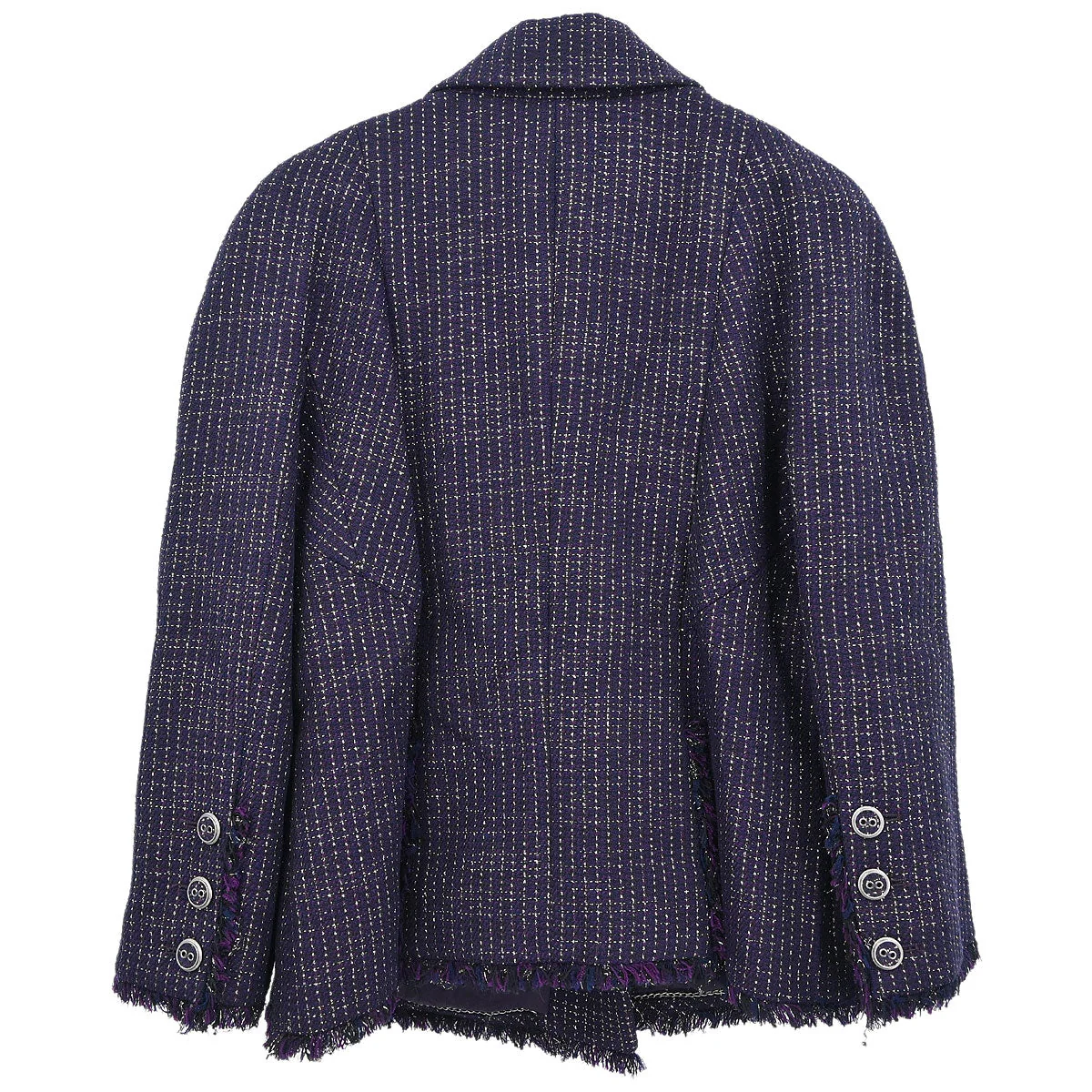 Chanel Double Breasted Jacket Navy #46 - Image 2