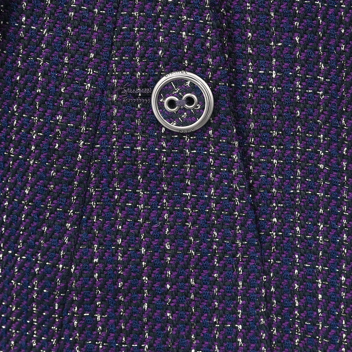 Chanel Double Breasted Jacket Navy #46 - Image 5