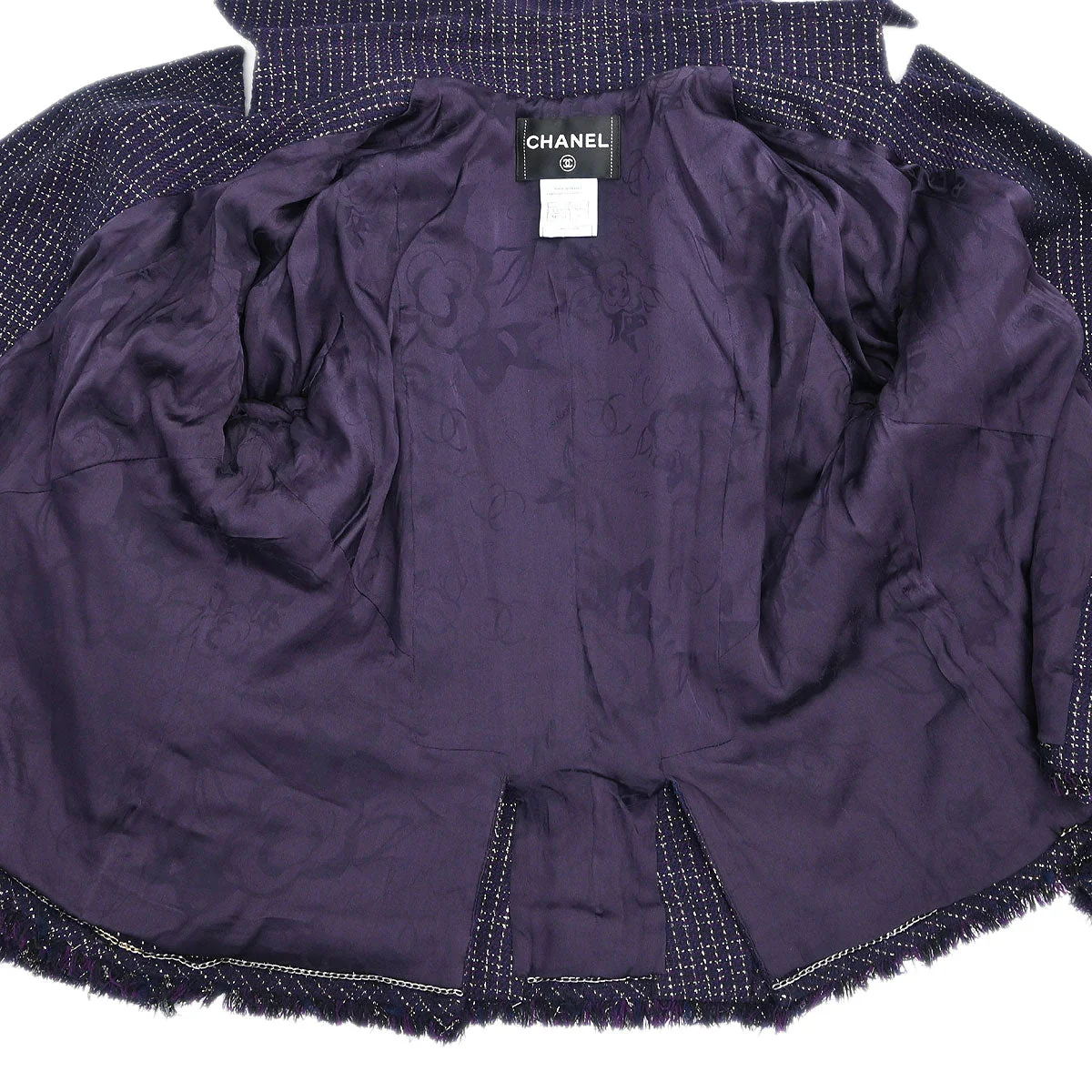 Chanel Double Breasted Jacket Navy #46 - Image 6
