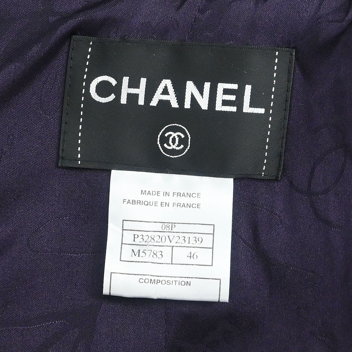 Chanel Double Breasted Jacket Navy #46 - Image 8