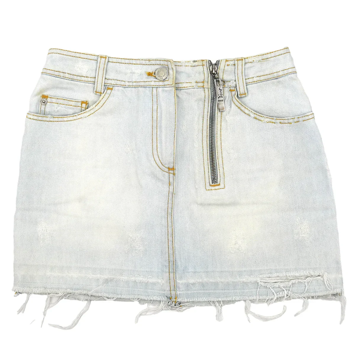 Christian Dior 2004 Skirt Denim Light Blue #34