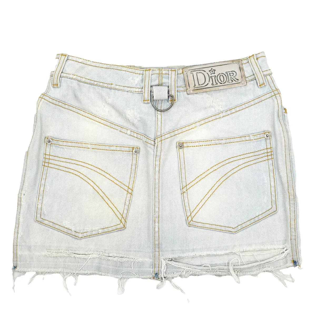 Christian Dior 2004 Skirt Denim Light Blue #34 - Image 2