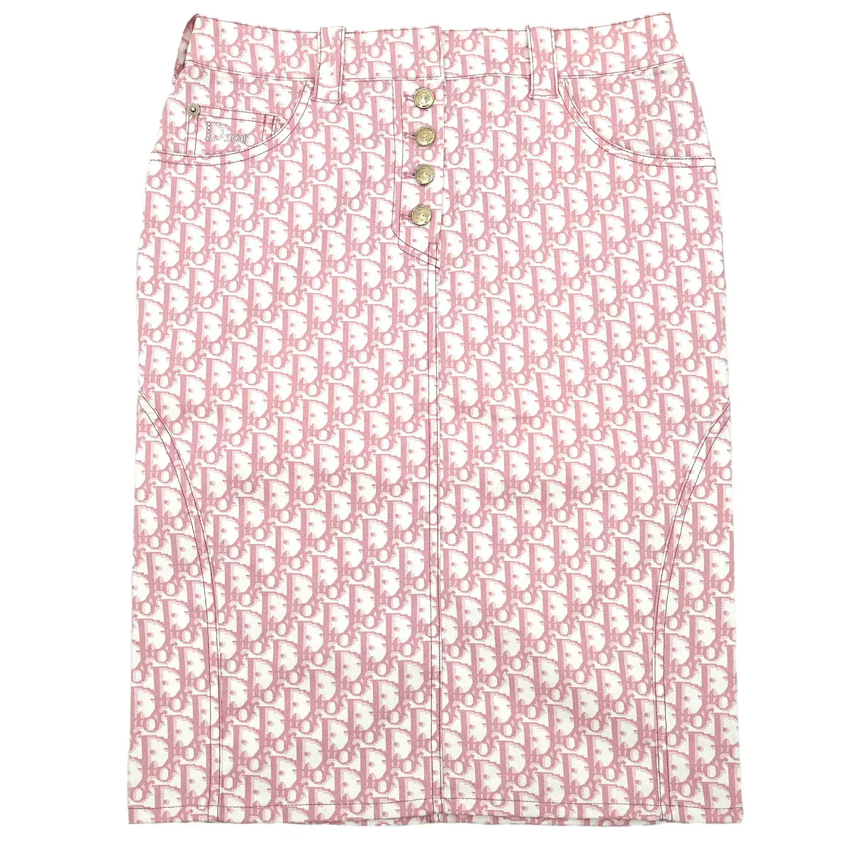 Christian Dior 2004 Skirt Trotter Pink #38