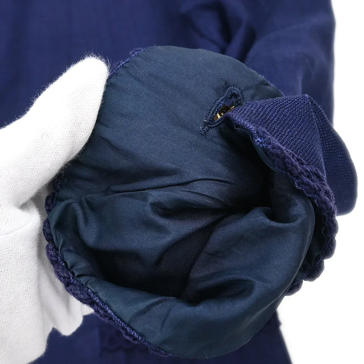 Chanel Setup Suit Jacket Skirt Navy #42 - Image 5