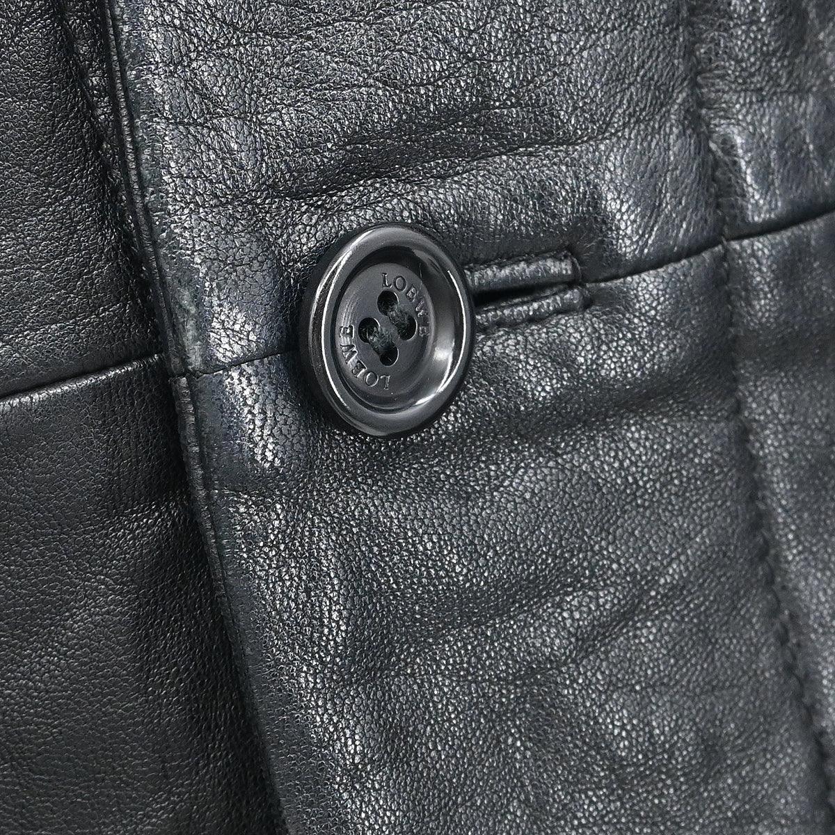 Loewe Lambskin Coat Black #40 - Image 5