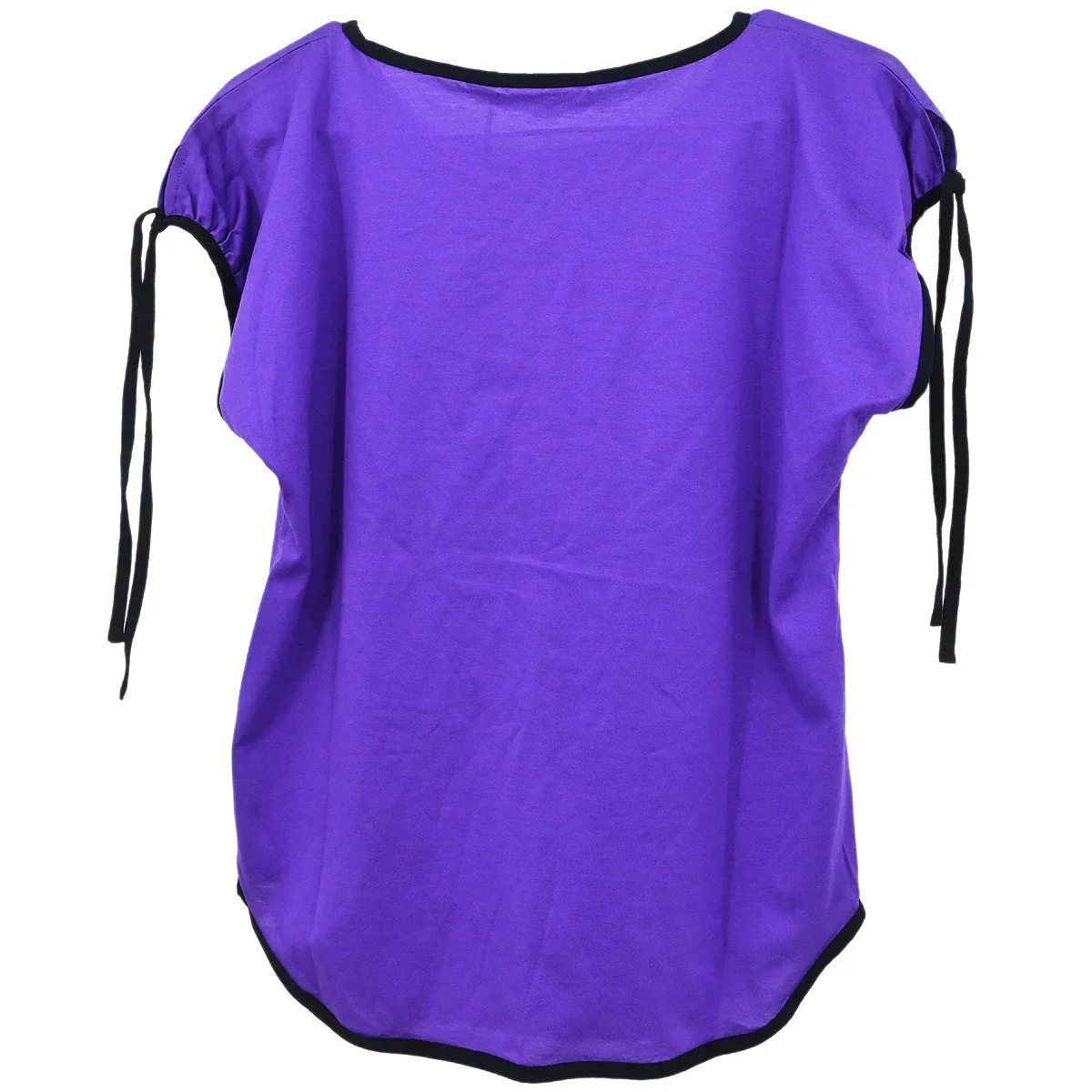 Yves Saint Laurent Short Sleeve Top Purple #M - Image 2